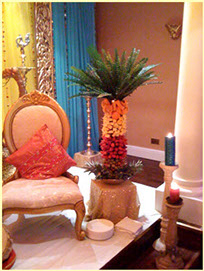 Fruit Palm Tree at Delicious Fruits & Fountains Client Event