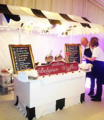 Hot Fresh Belgian Waffles for Weddings 