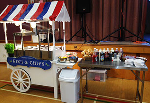 Freshly cooked Fish & Chips Cart at your Bar Mitzvah Leeds