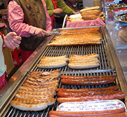 German Bratwurst Sausage Cabin for Christmas Hire
