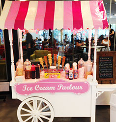 Ice Cream Parlour for Hire from Delicious Fruits & Fountains
