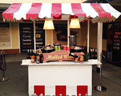 Hot Mulled Wine Station for Christmas hire in Manchester